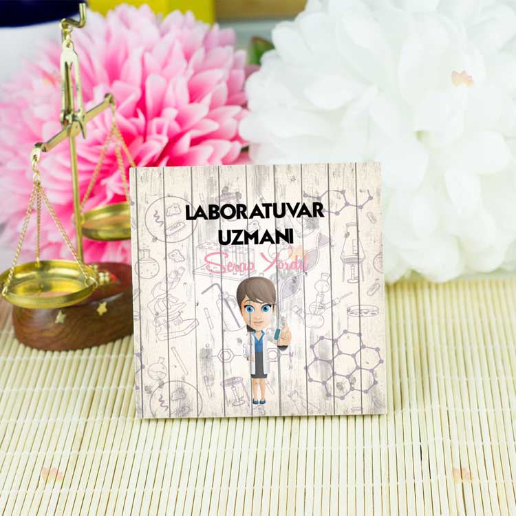 Laboratuvar Uzmanı Kupa Bardak - Pembe