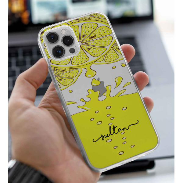 Limon Tasarımlı Telefon Kılıfı (Sadece iPhone Modelleri)