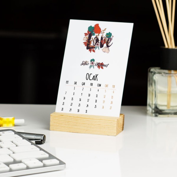 Love Çiçekli Takvimi