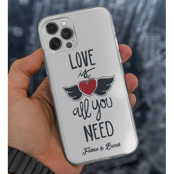 Love İs All You Need Telefon Kılıfı (Sadece iPhone Modelleri)
