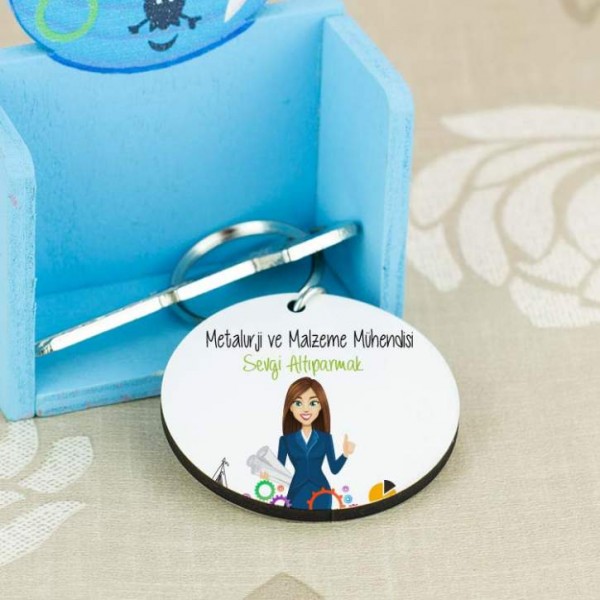 Metalurji ve Malzeme Mühendisi Anahtarlık 002