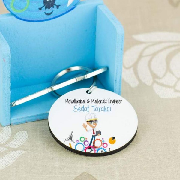 Metalurji ve Malzeme Mühendisi Anahtarlık 001