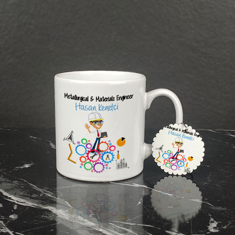Metalurji ve Malzeme Mühendisi Kupa Bardak ve Anahtarlık Set 001 Metalurji ve Malzeme Mühendisi Kupa Bardak ve Anahtarlık Set 001