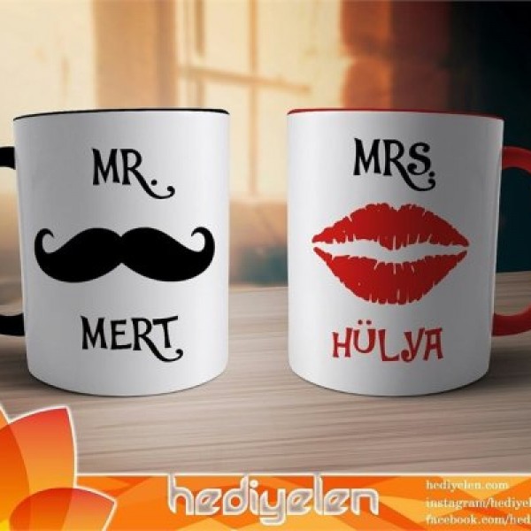 Mr ve Mrs Kupa Bardak
