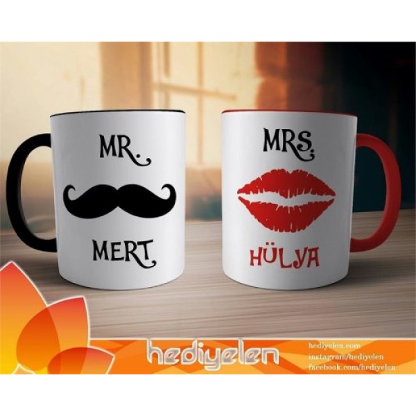 Mr ve Mrs Kupa Bardak