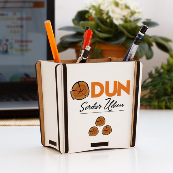 Odun Tasarım Kalemlik