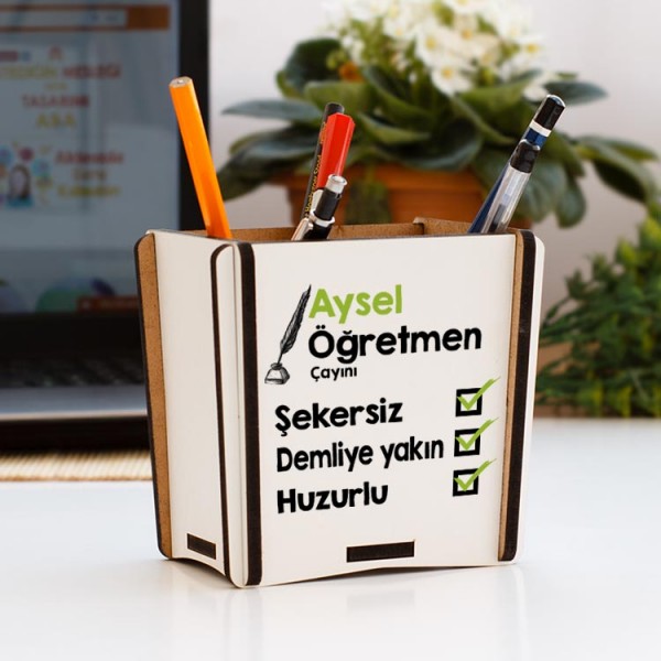 Öğretmen Çay Tasarım Kalemlik