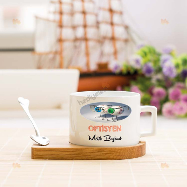 Optisyen Stantlı Fincan