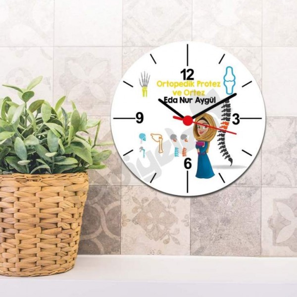 Ortopedik Protez ve Ortez Duvar Saati