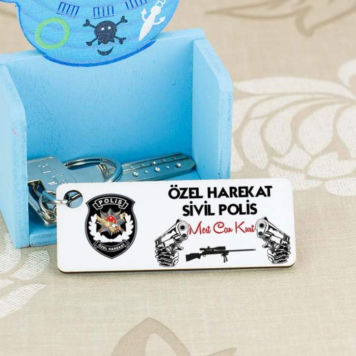 Özel Harekat Sivil Polis Anahtarlık