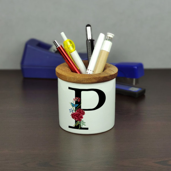 P Harfi Seramik Kalemlik
