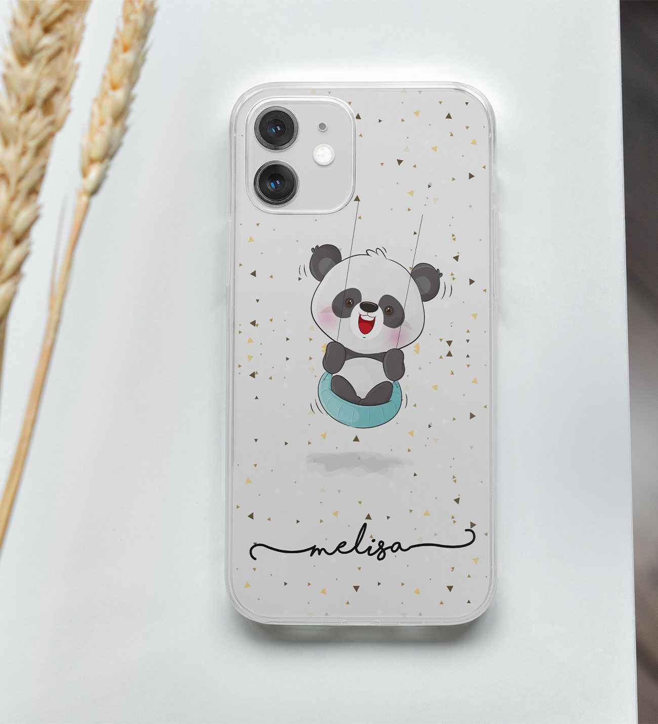 Panda Tasarımlı Telefon Kılıfı (Sadece iPhone Modelleri)