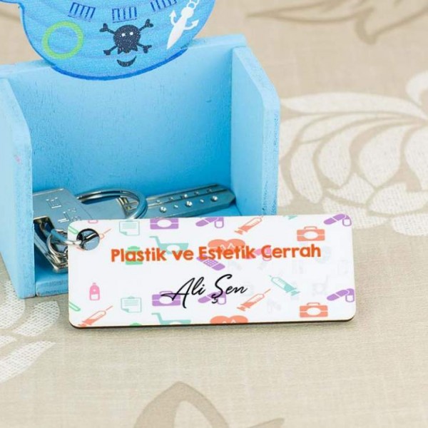 Plastik ve Estetik Cerrah Anahtarlık 002