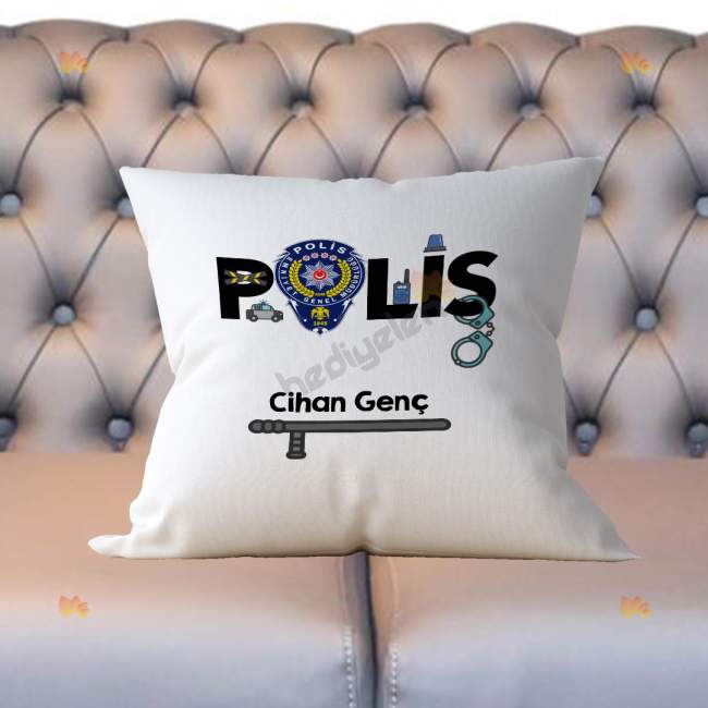 Polis Jop Tasarım Yastık 001