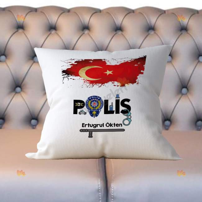 Polis Jop Tasarım Yastık 002