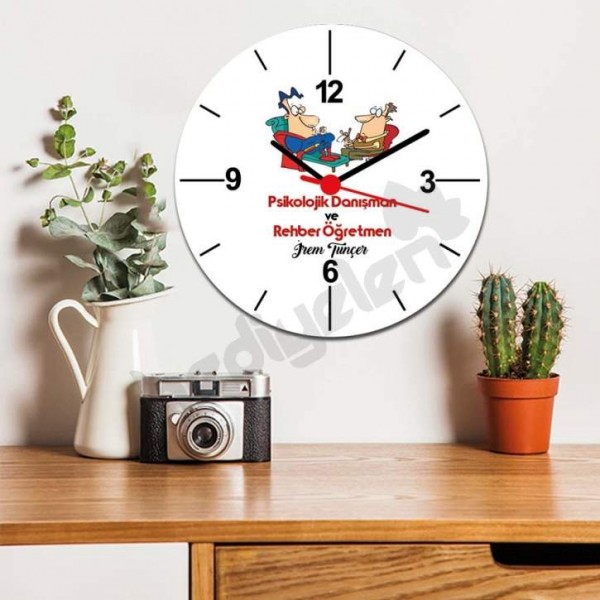 Psikolojik Danışman Ve Rehber Öğretmen Duvar Saati