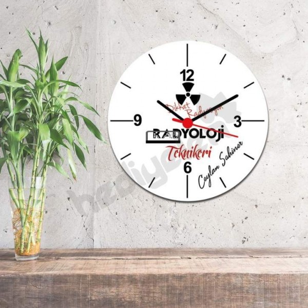 Radyoloji Teknikeri Duvar Saati 002