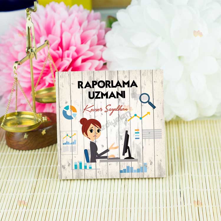 Raporlama Uzmanı  Kupa Bardak - Kırmızı 002