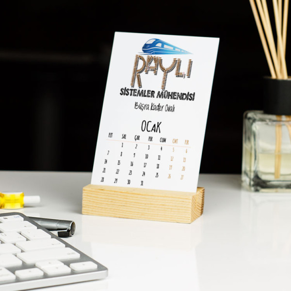 Raylı Sistemler Mühendisi Masa Takvimi