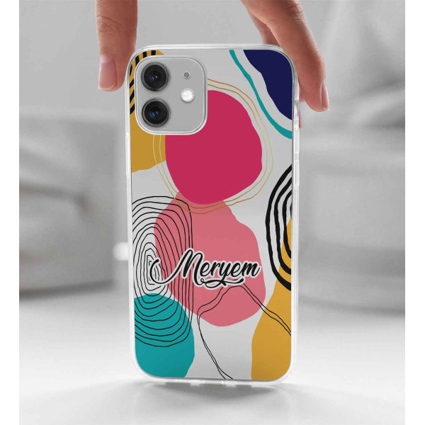 Rengarenk Tasarımlı Telefon Kılıfı (Sadece iPhone Modelleri)
