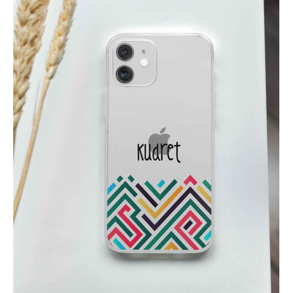 Renkli Çizgiler Telefon Kılıfı (Sadece iPhone Modelleri)