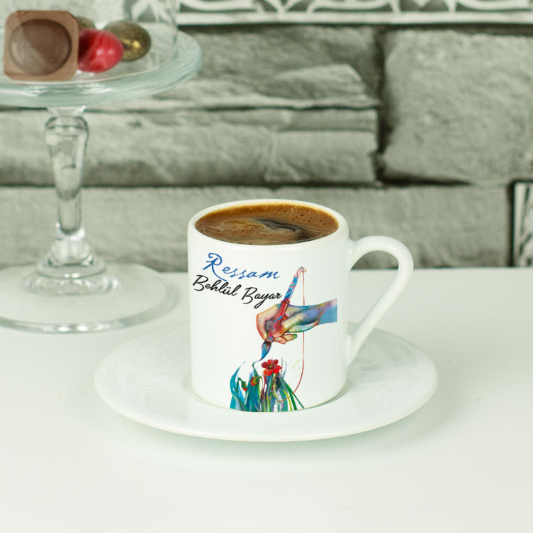 Ressam Kahve Fincanı