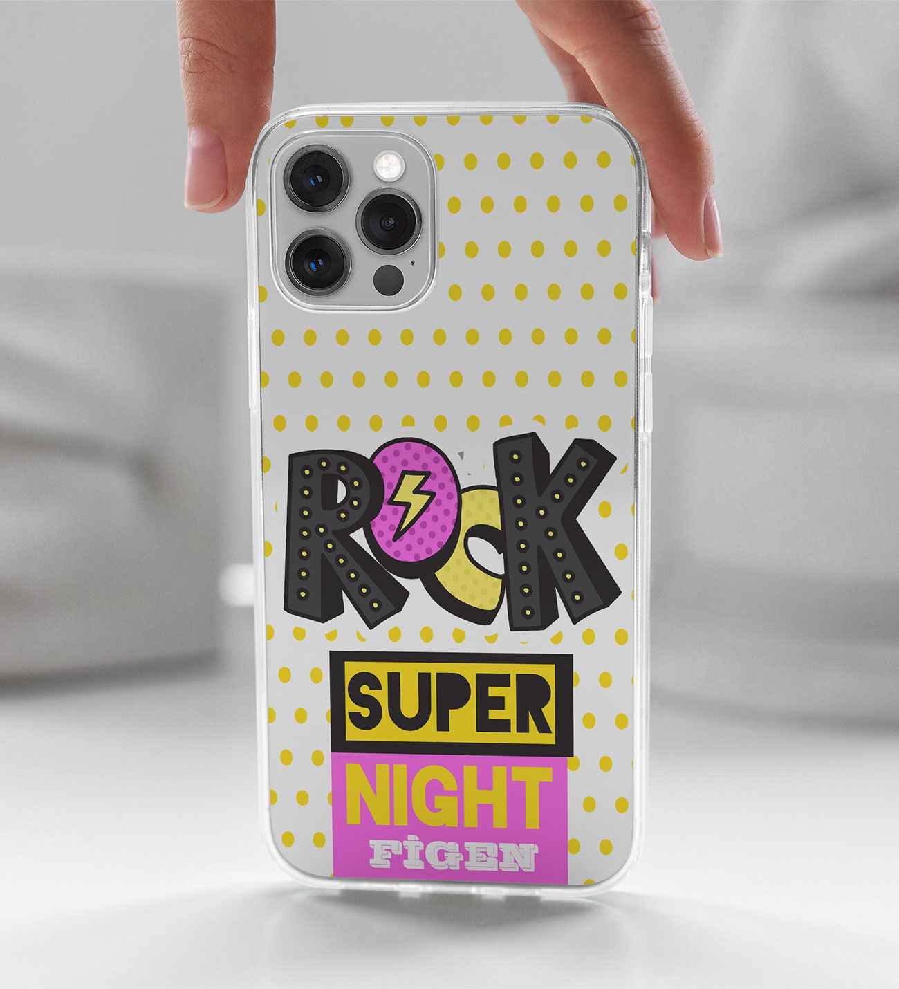 Rock Super Night Telefon Kılıfı (Sadece iPhone Modelleri)