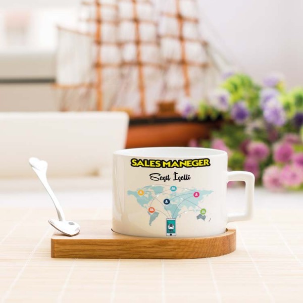 Sales Maneger Stantlı Fincan