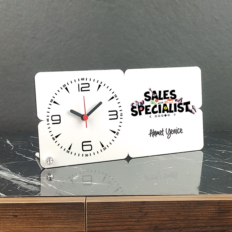 Sales Specialist Ahşap Masa Saati