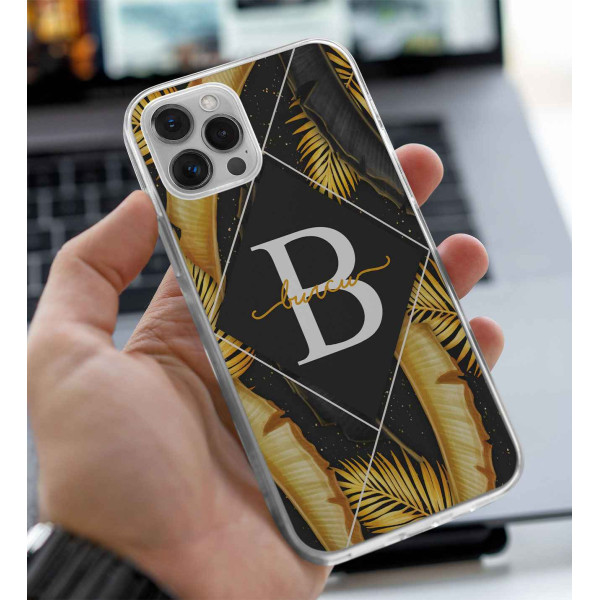 Sarı Yapraklı Telefon Kılıfı (Sadece iPhone Modelleri)