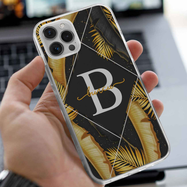 Sarı Yapraklı Telefon Kılıfı (Sadece iPhone Modelleri)