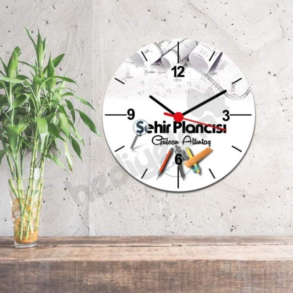 Şehir Plancısı Duvar Saati