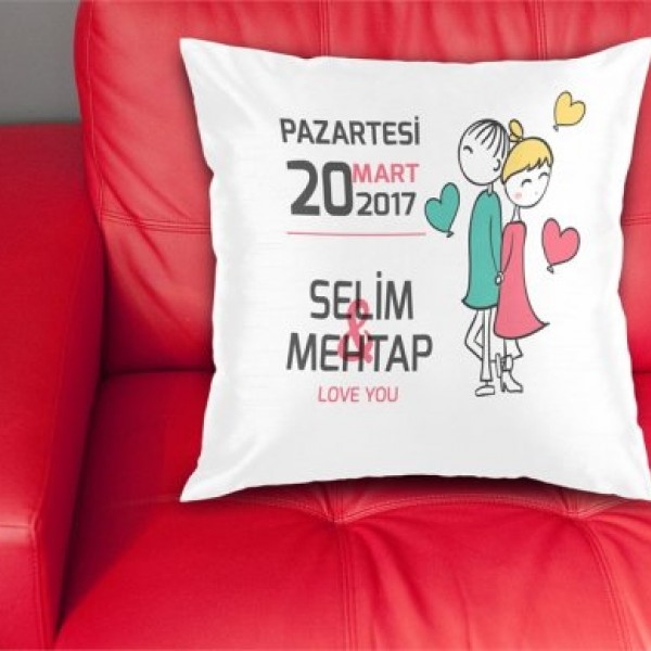 Sevgili Panosu Yastık