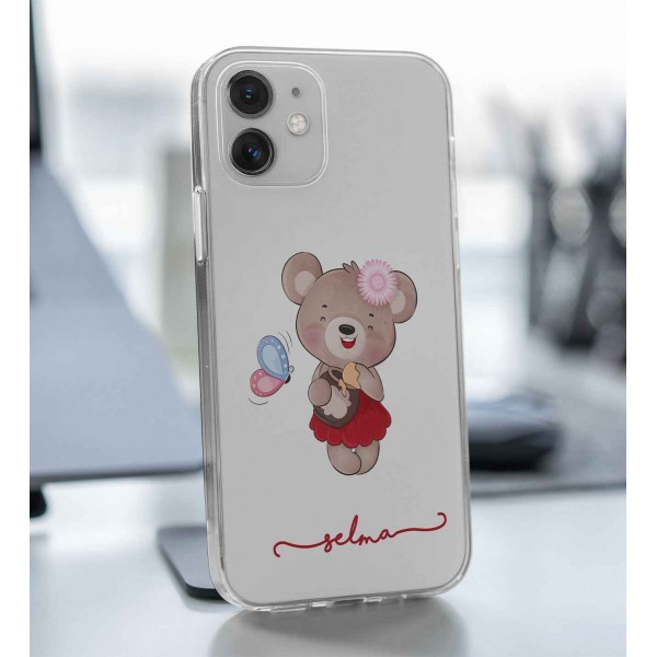 Sevimli Ayıcık Telefon Kılıfı (Sadece iPhone Modelleri)