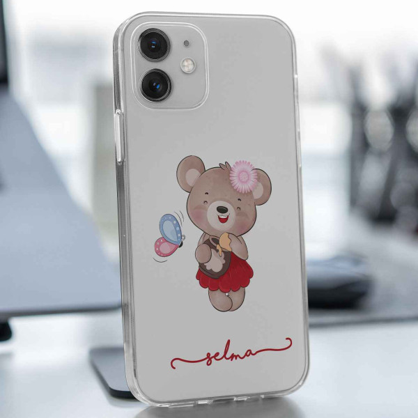 Sevimli Ayıcık Telefon Kılıfı (Sadece iPhone Modelleri)