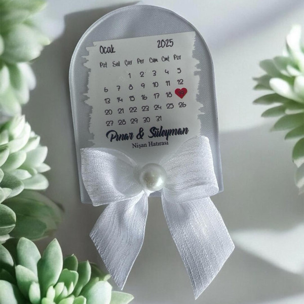 Söz Nişan Düğün Hediyesi Oval Şeffaf Pleksi Magnet (30 Adet) sffovl5