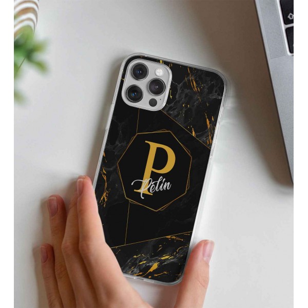 Siyah Tasarımlı Telefon Kılıfı (Sadece iPhone Modelleri)