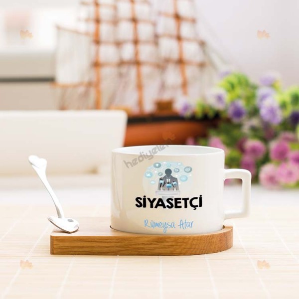 Siyasatçi Stantlı Fincan