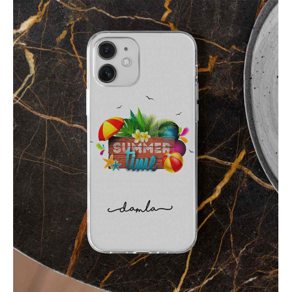 Summer Time İsimli Telefon Kılıfı (Sadece iPhone Modelleri)