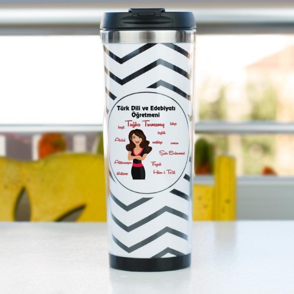 Türk Dili ve Edebiyatı Öğretmenine Hediye Termos