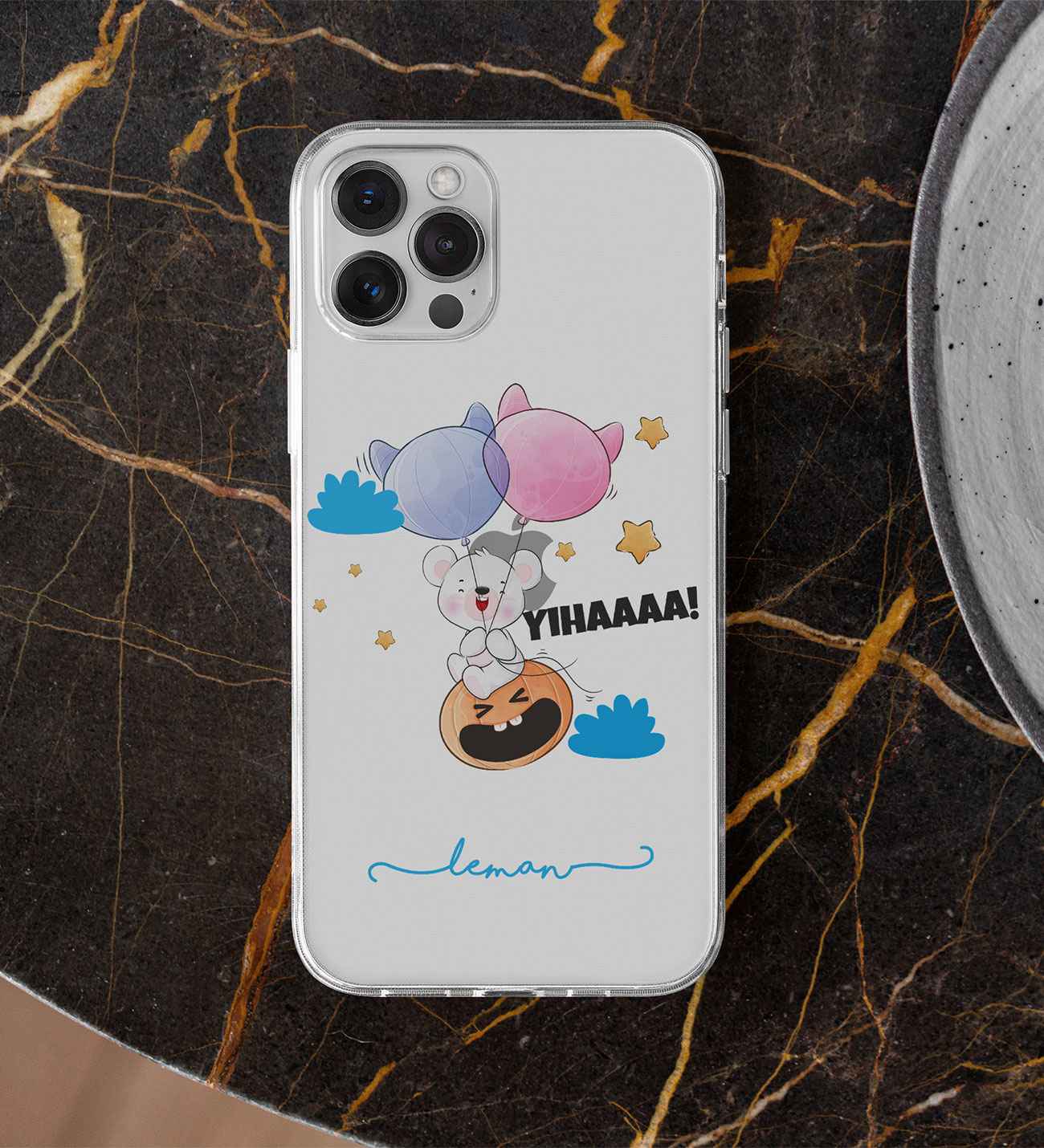 Uçan Ayı Telefon Kılıfı (Sadece iPhone Modelleri)