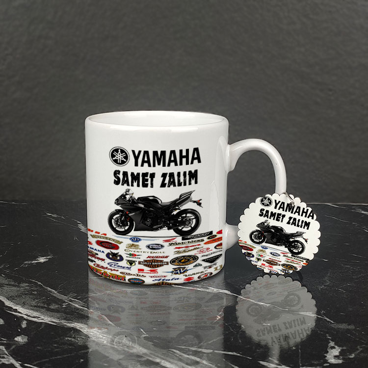 Yamaha Kupa Bardak ve Anahtarlık Set