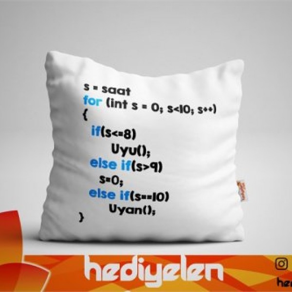 Yastık - Kod Uyan Tasarımlı